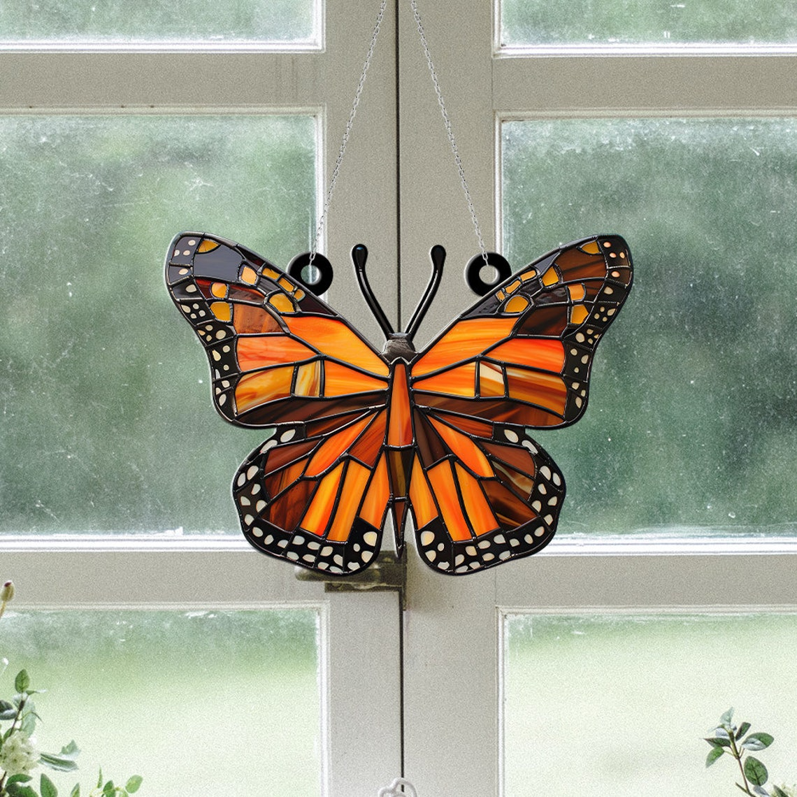 Monarch Butterfly Suncatcher, Lovely Butterfly Suncatcher Ornament