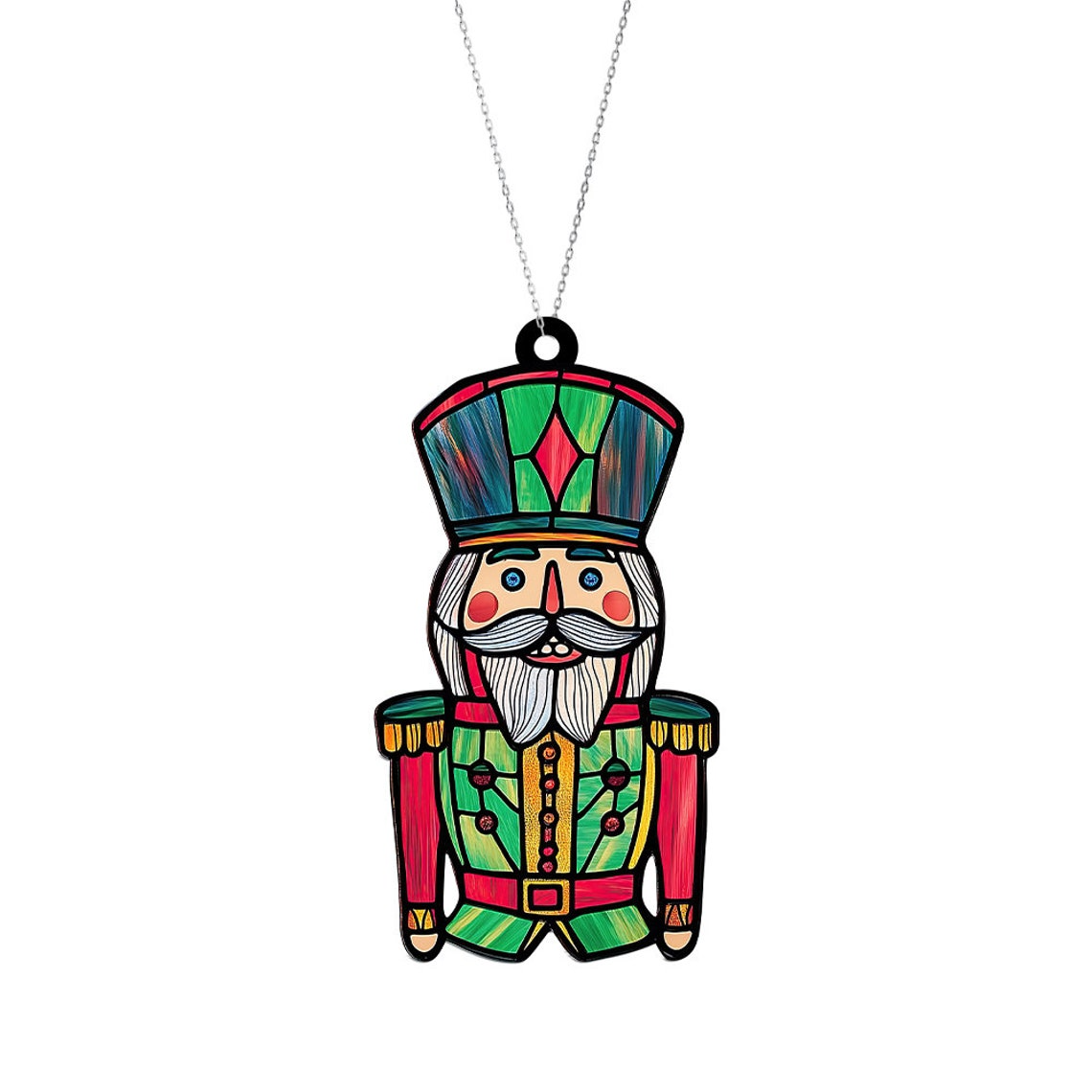 Nutcracker Suncatcher Ornament, Nutcracker Christmas Home Decor