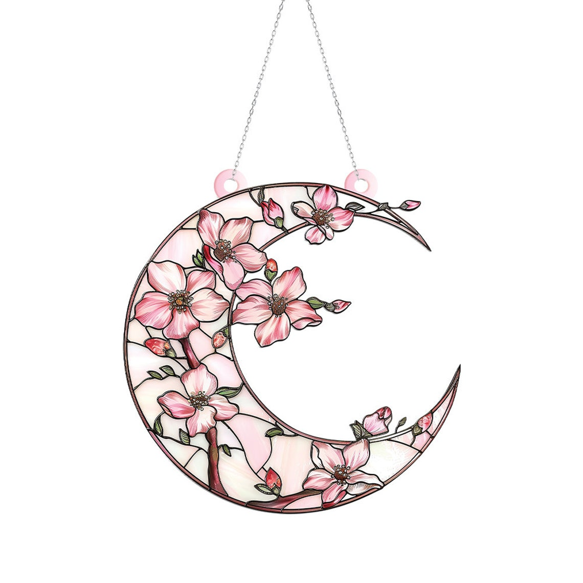 Pretty Sakura Flower Suncatcher, Sakura Flower Window Hanging Decor Ornament