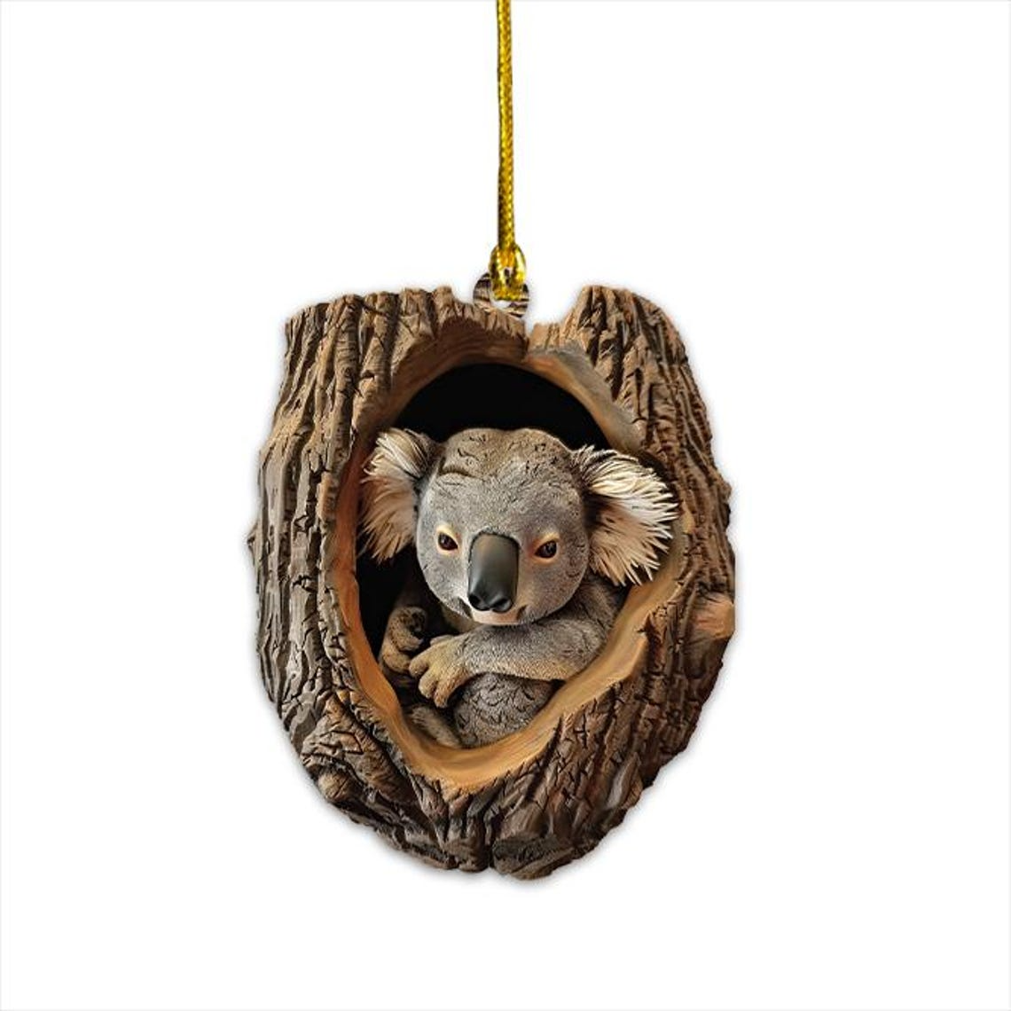 Cute Koala Christmas Ornament Decor, Christmas Koala Hanging Ornament Holiday Gift