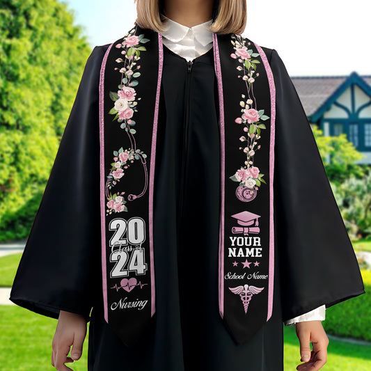 Nursing Class Of 2024 - Personalized Graduation Stoles