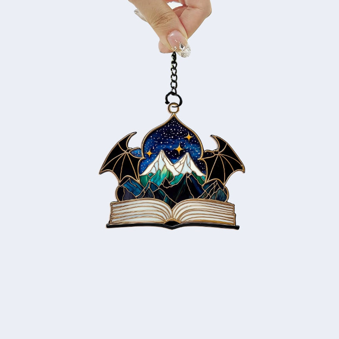 Book Night Court Suncatcher Ornament, Night Court Suncatcher Decor