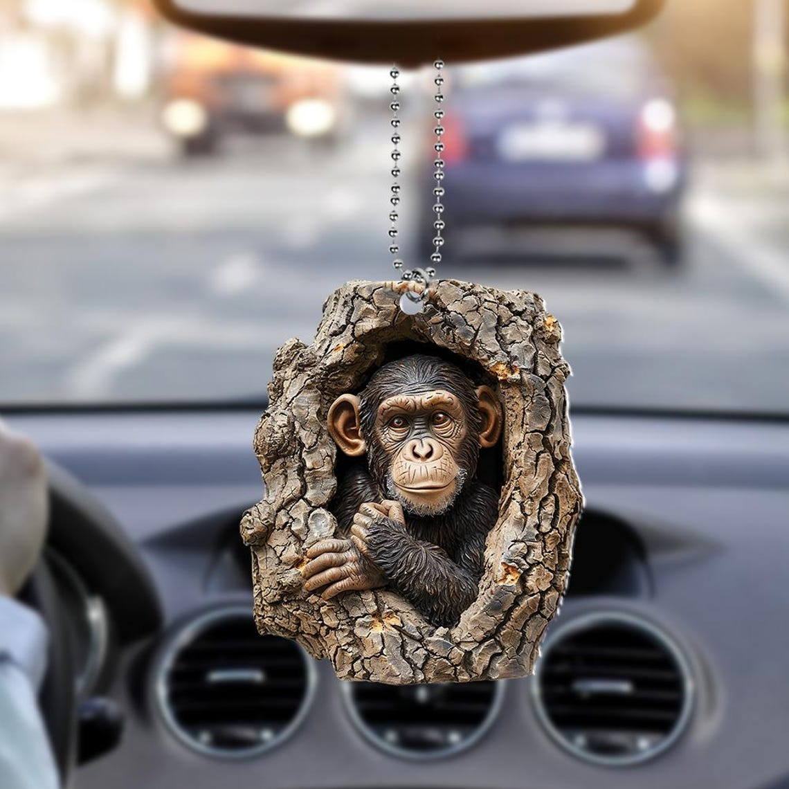 Unique Monkey Hanging Ornament Holiday, Macaca Hanging Christmas Ornament Decor Gift