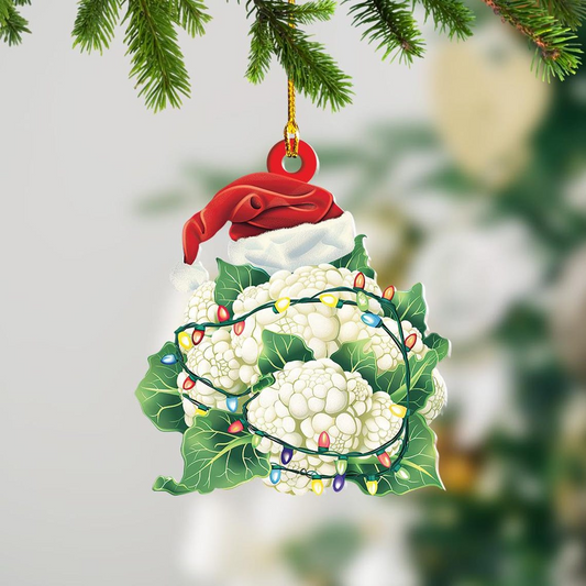 Cauliflowers Hanging Christmas Lights Ornament, Cute Cauliflowers Hanging Ornament Decor Holiday