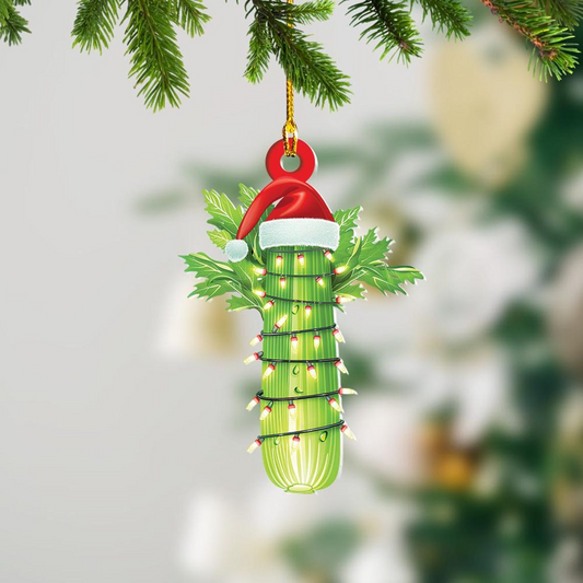 Celery Christmas Lights Ornament Decor, Celery Christmas Hanging Ornament Holiday Gift