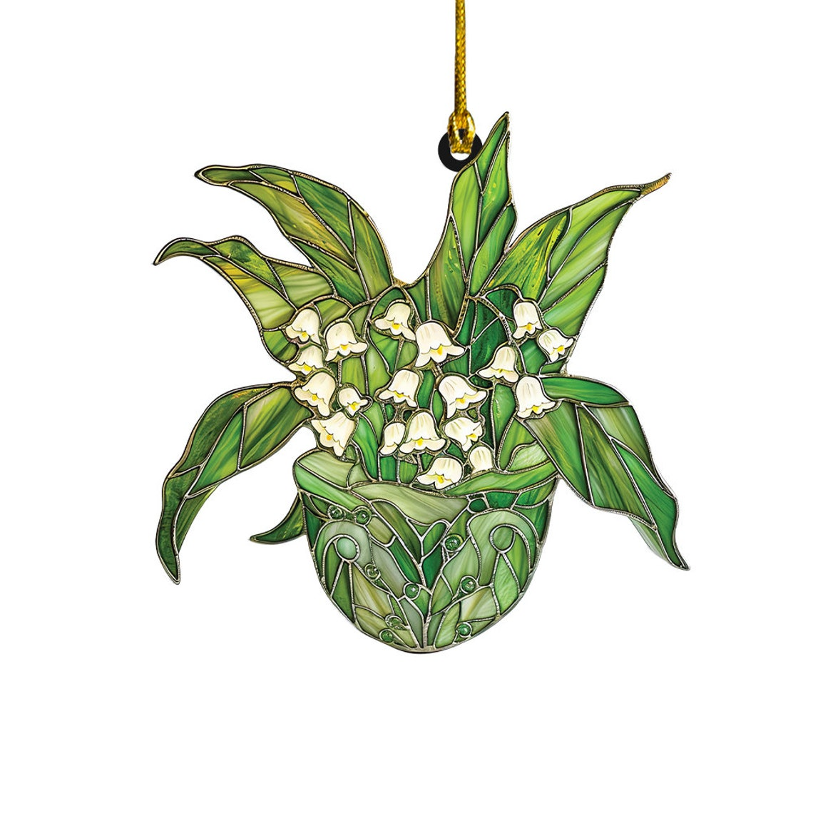 Lily Of The Valley Suncatcher, Lily Of The Valley Sun Light Catcher Ornament