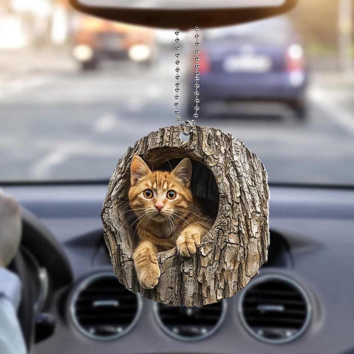 Cute Cat Christmas Ornament Decor, Christmas Cat Hanging Ornament Lovers Holiday Gift