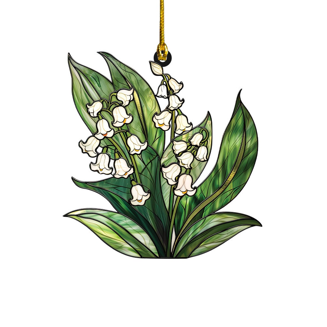 Lily Of The Valley Sun Light Suncatcher, Flower Home Window Hanging Decor