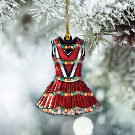 Cheerleading Girl Christmas Ornament Decor, Cheerleading Hanging Christmas Ornament Decor