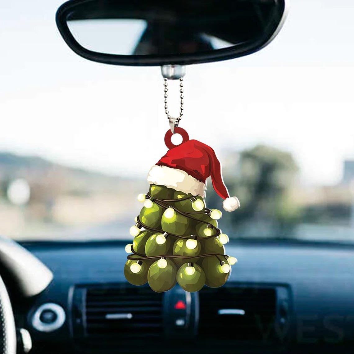 Olives Hanging Christmas Tree Ornament, Christmas Olives Flat Hanging Ornament Decor Gift