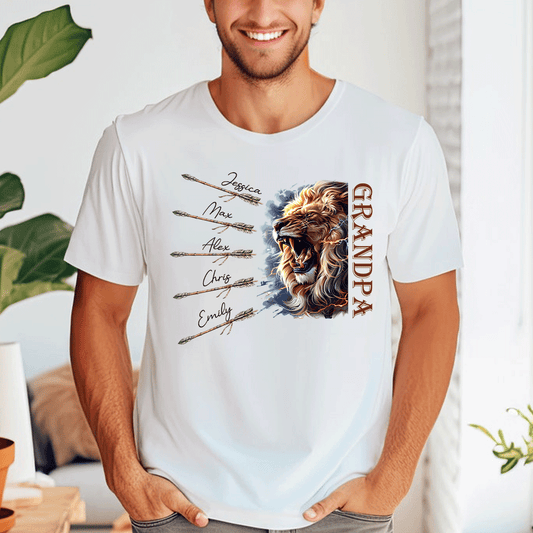Lion Arrow And Kids - Personalized Shirt
