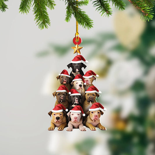 Great Dane Dog Christmas Tree Ornament, Great Dane Dog Rearview Mirror Car Ornament Decor